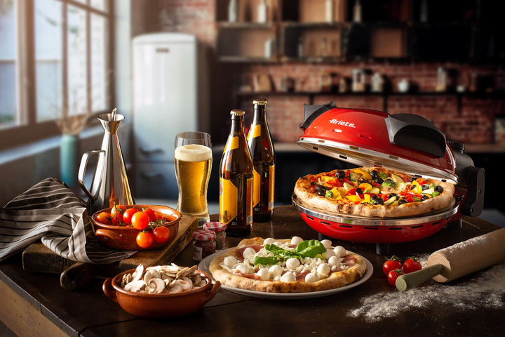 Piec do pizzy Ariete Pizza in 4 'minutes 909 Red (8003705116702) - obraz 6