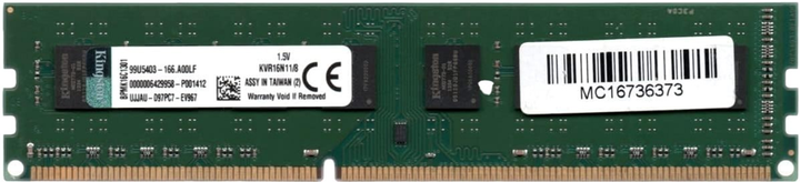 Pamięć Kingston DDR3-1600 8192MB PC3-12800 (KVR16N11/8) - obraz 1
