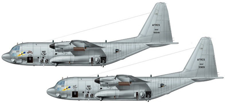 Model do składania Italeri Lockheed AC 130H Spectre skala 1:72 (8001283013109) - obraz 2