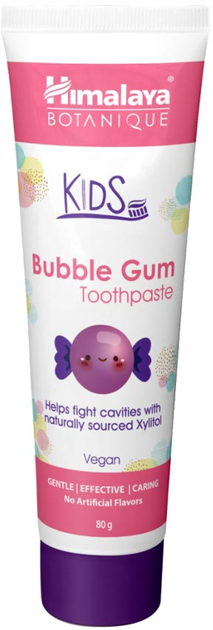 Зубна паста Himalaya Botanique Kids Bubble Gum 80 г (8901138846619) - зображення 1