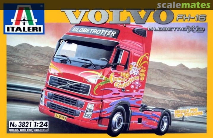 Збірна модель Italeri Volvo FH 16 Globetrotter XL масштаб 1:24 (8001283038218) - зображення 1