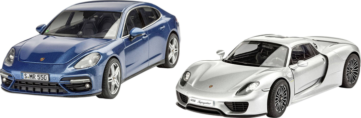 Набір збірних моделей Revell Porsche Panamera + Porsche 918 Spyder масштаб 1:24 (4009803056814) - зображення 2