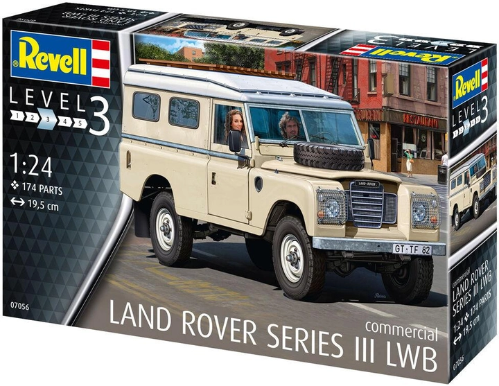 Model do składania Revell Land Rover Series III LWB skala 1:24 (4009803070568) - obraz 1