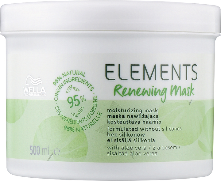 Маска для волосся Wella Professionals Elements Renewing Mask 500 мл (4064666036083) - зображення 1
