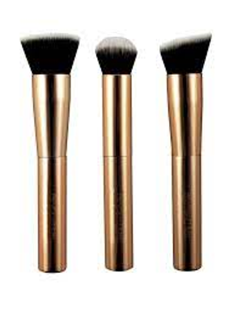Zestaw pędzli do makijażu Makeup Revolution Ultra Metals Go Contouring Brush Set 4 pies (5029066093714) - obraz 1
