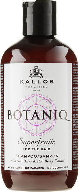 Szampon Kallos Botaniq Superfruits Shampoo 300 ml (5998889515072) - obraz 1