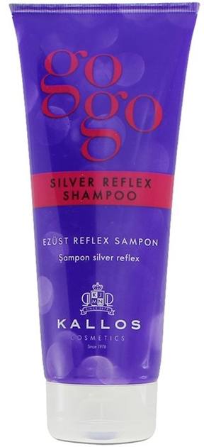 Szampon Kallos GoGo Silver Reflex Shampoo 200 ml (5998889508272) - obraz 1