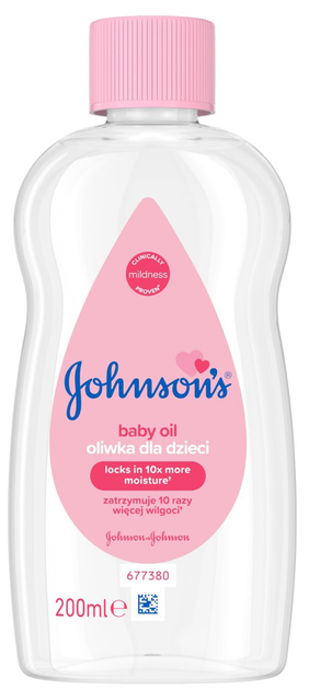 Oliwka Johnson & Johnson Johnson's Baby łagodna 200 ml (3574660291162) - obraz 1