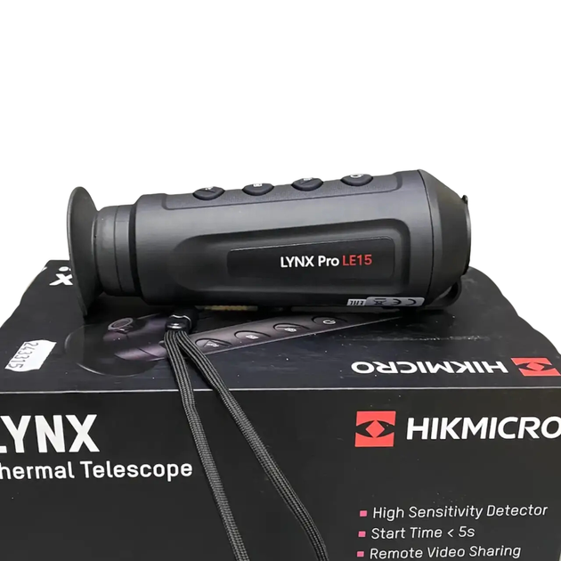 Тепловізор HikMicro Lynx Pro LE15, 15 мм, Wi-Fi, стaдиoмeтpичecĸий далекомір, відеозапис - зображення 1