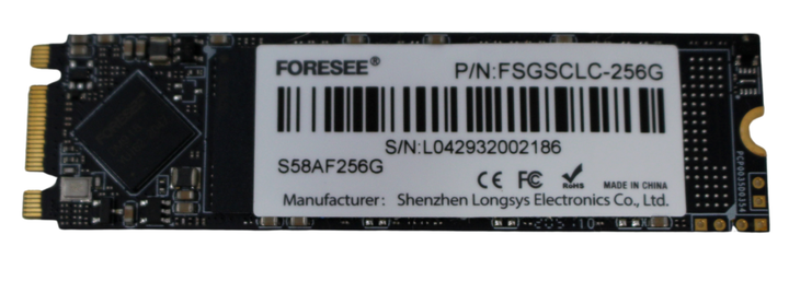 SSD накопитель Foresee 256GB M.2 2280 SATA (FSGSCLC-256G)