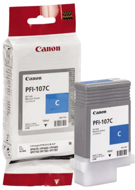 Картридж Canon PFI-107C Cyan (4960999910956) - зображення 1