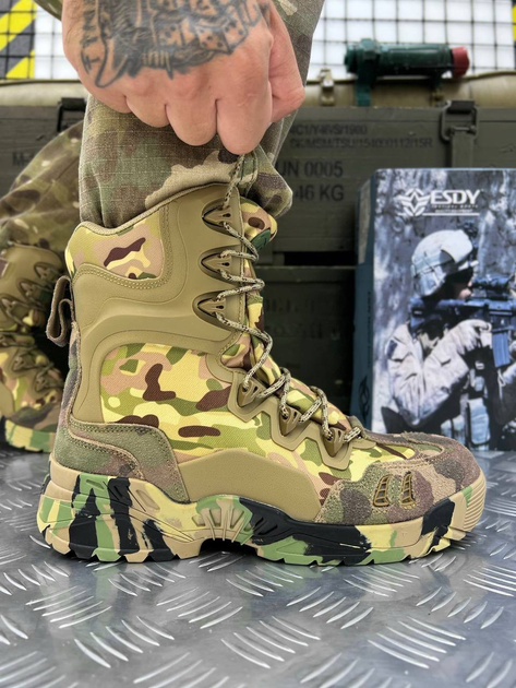 Тактичні берці Tactical Combat Boots Multicam 45 - изображение 1