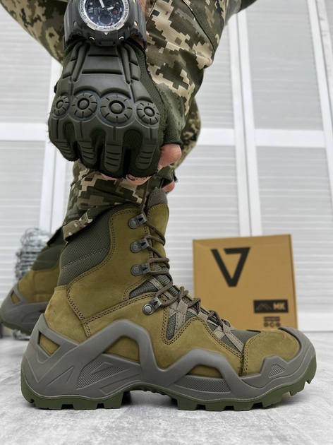Тактичні берці Vaneda Duty Boots Olive 41 - зображення 1