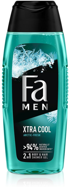 Żel pod prysznic Fa Men Xtra Cool z formułą 2 w 1 o zapachu eukaliptusa 400 ml (9000101709605) - obraz 1