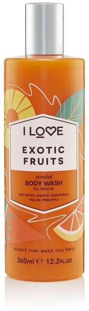 Żel pod prysznic i do kąpieli I Love Scented Body Wash exotic fruits 360 ml (5060351545013) - obraz 1