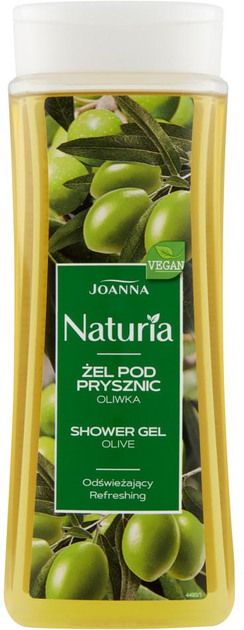 Żel pod prysznic Joanna Naturia odświeżający oliwka 300 ml (5901018011277) - obraz 1