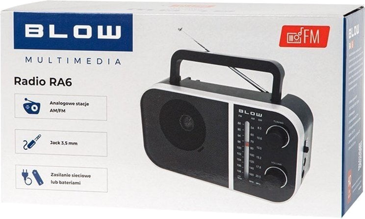 Odbiornik radiowy Blow RA6 AM/FM (77-535#) - obraz 5