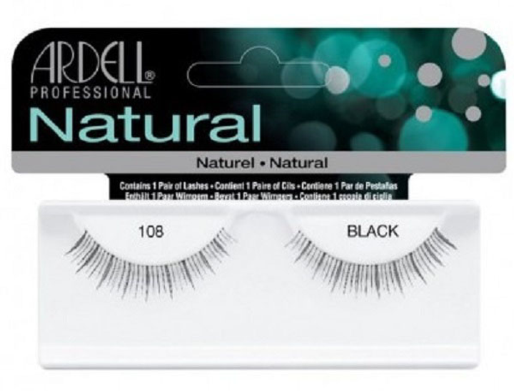 Штучні вії Ardell Natural 108 Black 1 пара (74764608109) - зображення 1