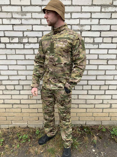 Мужской армейский костюм мультикам для ВСУ (ЗСУ) Tactical тактическая форма Турция 7163 58 р - изображение 1