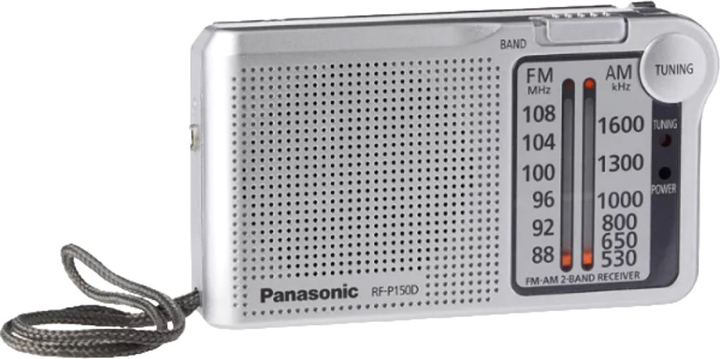Odbiornik radiowy Panasonic RF-P150 Srebrny (5025232863464) - obraz 1