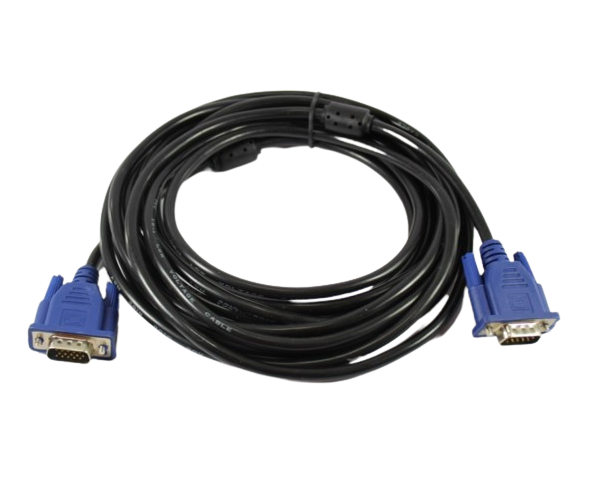 Кабель шнур для монитора к системнику VGA-VGA 5M 3+2 (1269) - Фото 1 Кабель шнур для монитора к системнику VGA-VGA 5M 3+2 (1269) - изображение 1