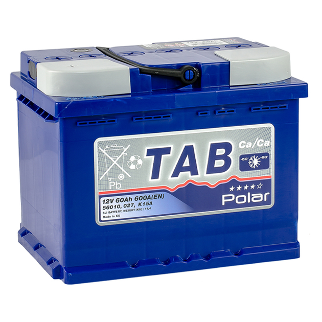 Аккумулятор TAB Polar Blue 60 Ah/12V "1" (+ слева) – фото, отзывы ...