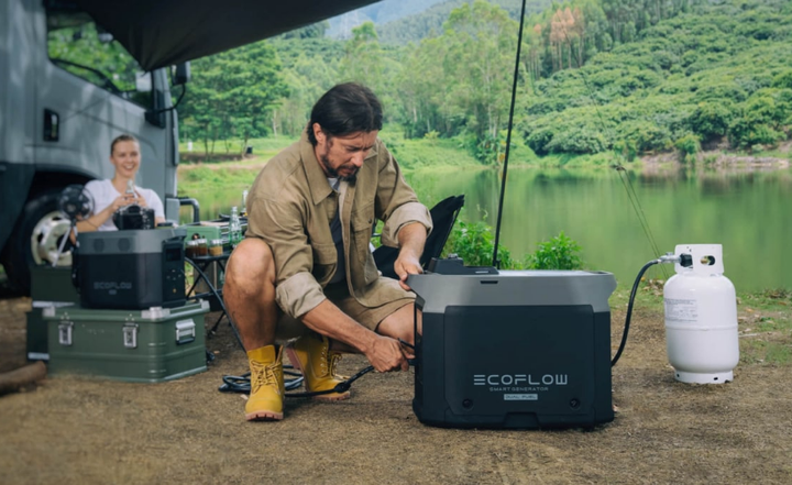 Двухтопливный Инверторный Генератор EcoFlow Smart Generator GasEBDUAL-EU газ-бензин - Фото 6 Двухтопливный Инверторный Генератор EcoFlow Smart Generator GasEBDUAL-EU газ-бензин - изображение 6