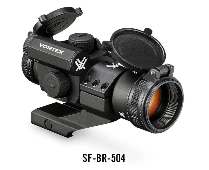 Коліматорний приціл (коліматор) Vortex Strikefire II Red Dot Sight 4 MOA. Колір: Чорний, SF-BR-504 - зображення 1