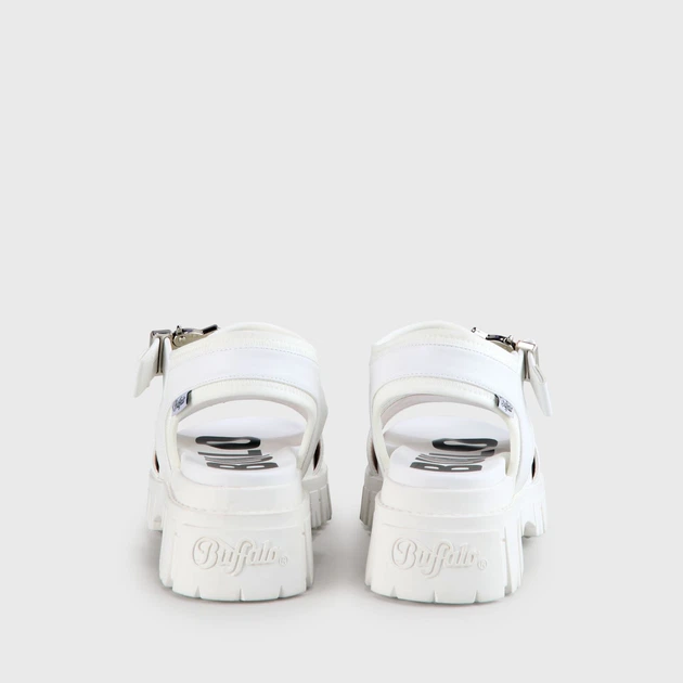 Sandały damskie na grubej podeszwie Buffalo Calzature 1652023 40 Białe (4061516533129) - obraz 6