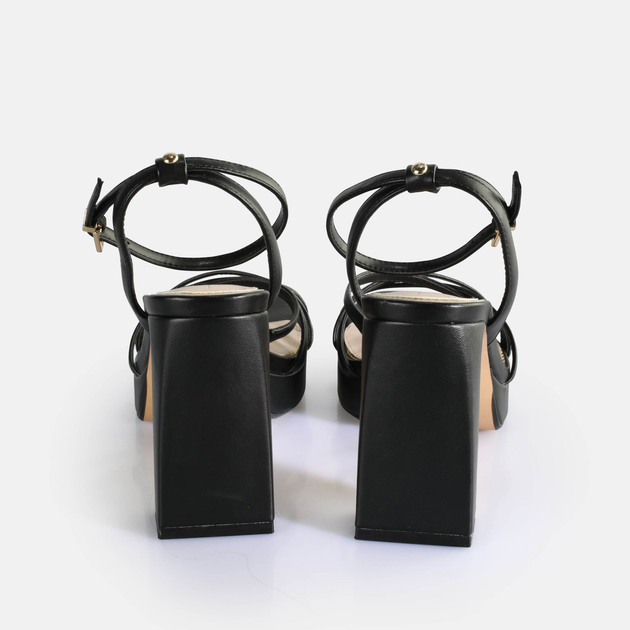 Жіночі босоніжки Buffalo Calzature 1291372 39 Чорні (4061516660481) - зображення 6