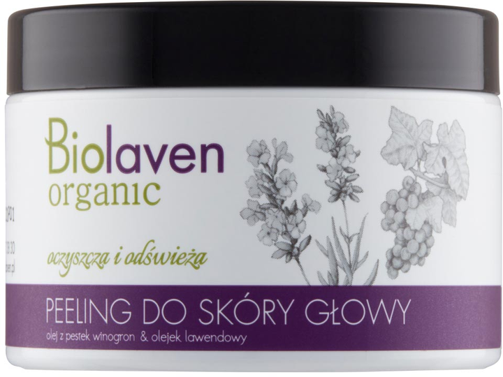 Peeling do skóry głowy Bioup olej z pestek winogron oraz lawendy odświeżający 150 ml (5902249014952) - obraz 1