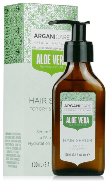 Serum do włosów ArganiCare Aloe Vera z aloesem 100 ml (7290115296181) - obraz 1