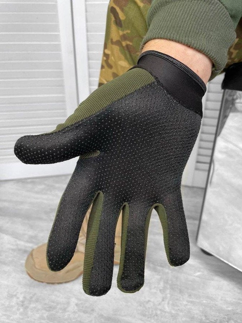 рукавички тактичні street haki M - зображення 2