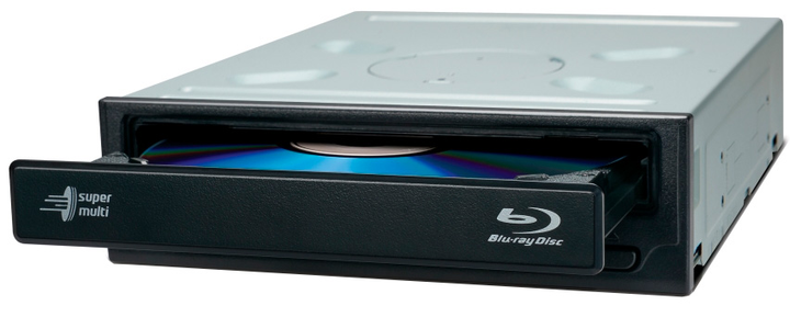Оптичний привід Hitachi-LG Externer BluRay-Brenner intern HLDS BH16NS55 Black retail (BH16NS55.AHLR10B) - зображення 2