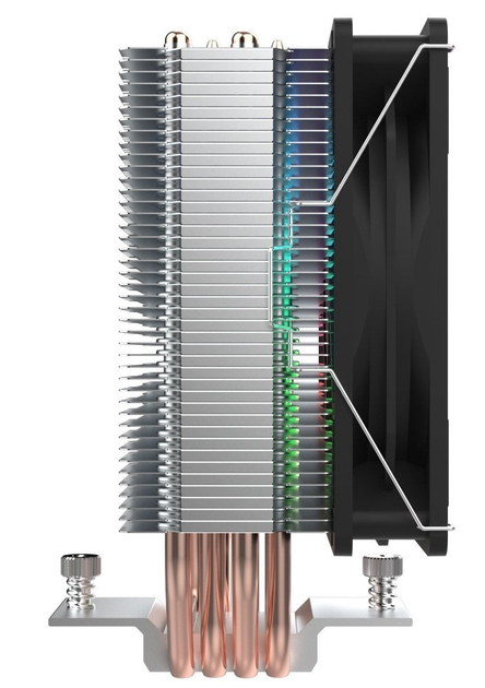 Процессорный кулер Zezzio ZH-C400 ARGB (120mm/4 pin PWM/4 тепл.трубки/TDP 145W) - изображение 4