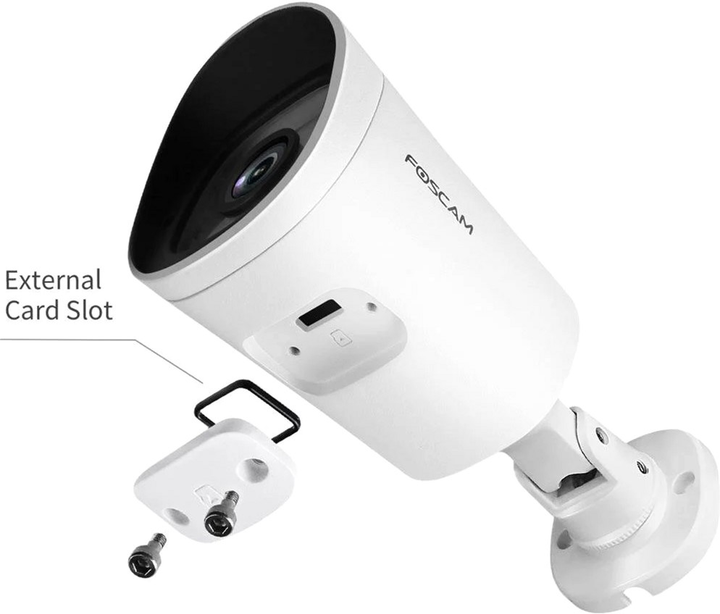 Kamera IP Foscam G2EP Biała (6954836036549) - obraz 6