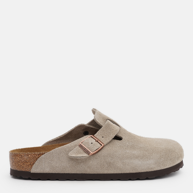 Женские сабо Birkenstock Boston 0560771 Regular 40 Серо-бежевые ...