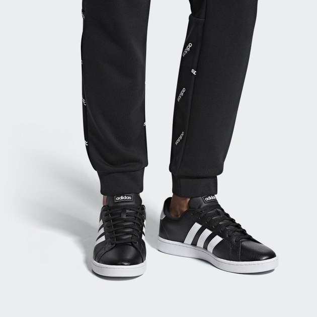 Чоловічі кеди низькі adidas Baseline AW4617 42.5 (UK 8.5) Чорні (4056565971886) - зображення 2