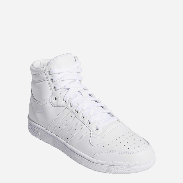 Sneakersy męskie skórzane na platformie za kostkę Adidas Originals Top Ten FV6131 44.5 (UK 10) Białe (4060517714391) - obraz 2