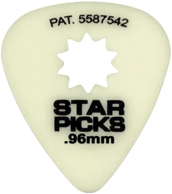 Набор медиаторов Everly Glow In The Dark Star Pick Mix (12-pack) - изображение 2