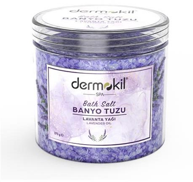 Сіль для ванн Dermokil Spa Bath Salt Олія лаванди 300 мл (8697916014096) - зображення 1