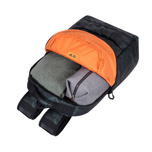 Рюкзак для ноутбука RivaCase Sherwood 28 л 15.6" 7631 (Navy Camo) - Фото 13 Рюкзак для ноутбука RivaCase Sherwood 28 л 15.6" 7631 (Navy Camo) - зображення 13