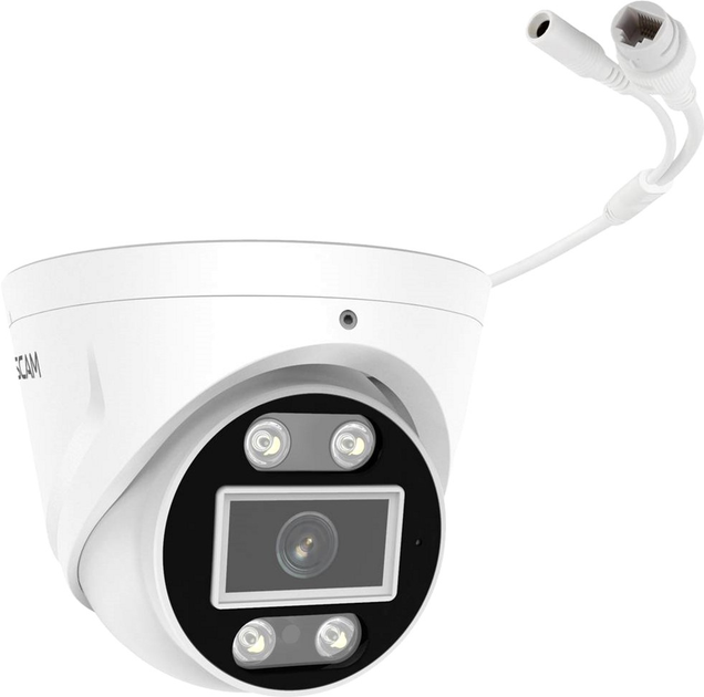 Kamera IP Foscam T5EP Biała (6954836093573) - obraz 7