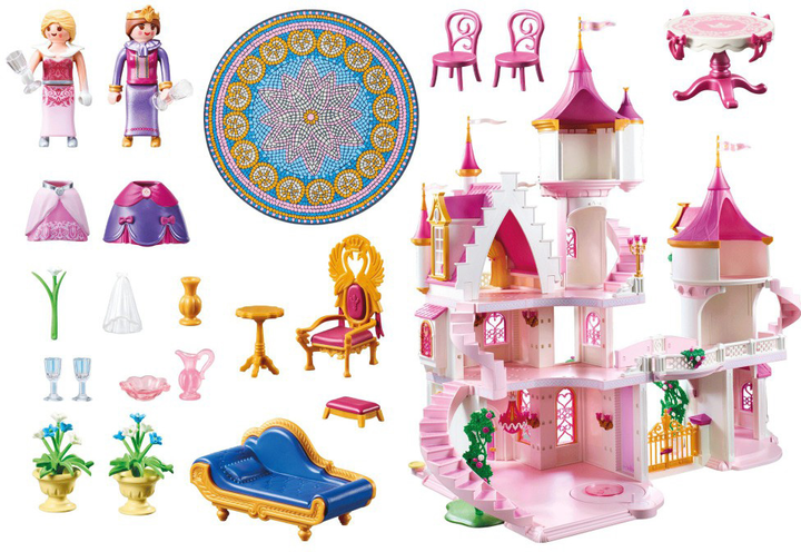 Ігровий набір фігурок Playmobil Princess Великий палац принцес (4008789704474) - зображення 2