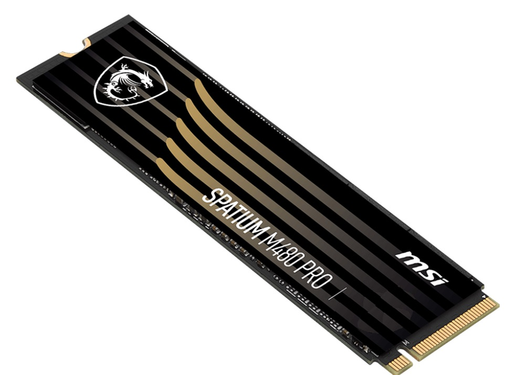 SSD диск MSI Spatium M480 Pro 1TB NVMe M.2 2280 PCIe 4.0 x4 3D NAND TLC (S78-440L1G0-P83) - изображение 4