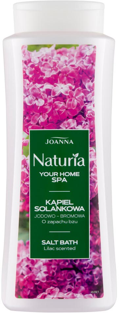 Засіб для душу Joanna Naturia Розсіл йодобромний для ванн з ароматом бузку 500 мл (5901018015534) - зображення 1