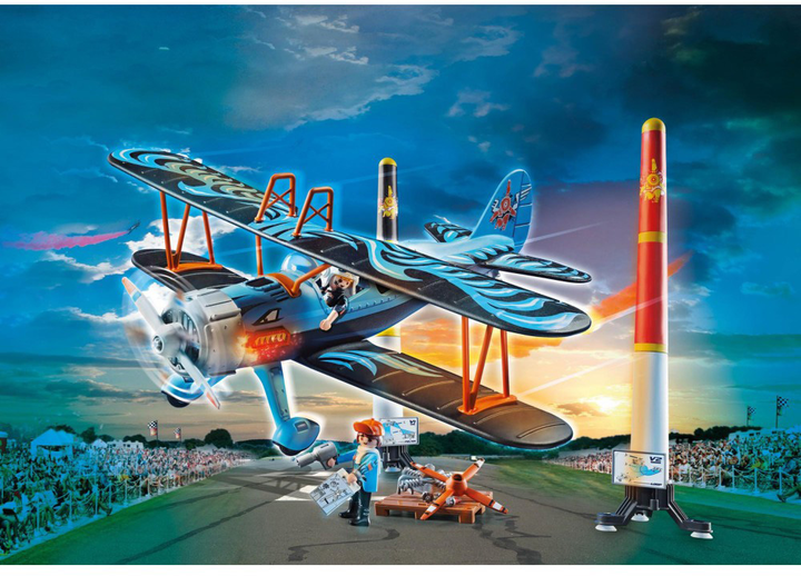 Zestaw figurek do zabawy Playmobil Air Stunt Show Double Phoenix (4008789708311) - obraz 3