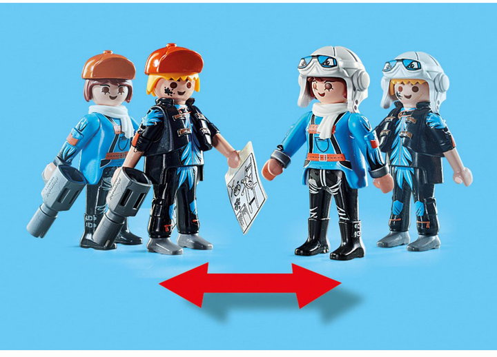 Zestaw figurek do zabawy Playmobil Air Stunt Show Double Phoenix (4008789708311) - obraz 5
