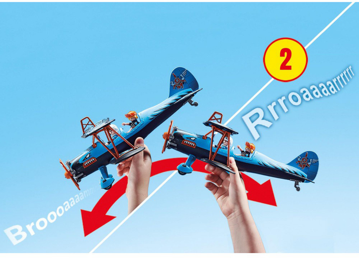 Zestaw figurek do zabawy Playmobil Air Stunt Show Double Phoenix (4008789708311) - obraz 7
