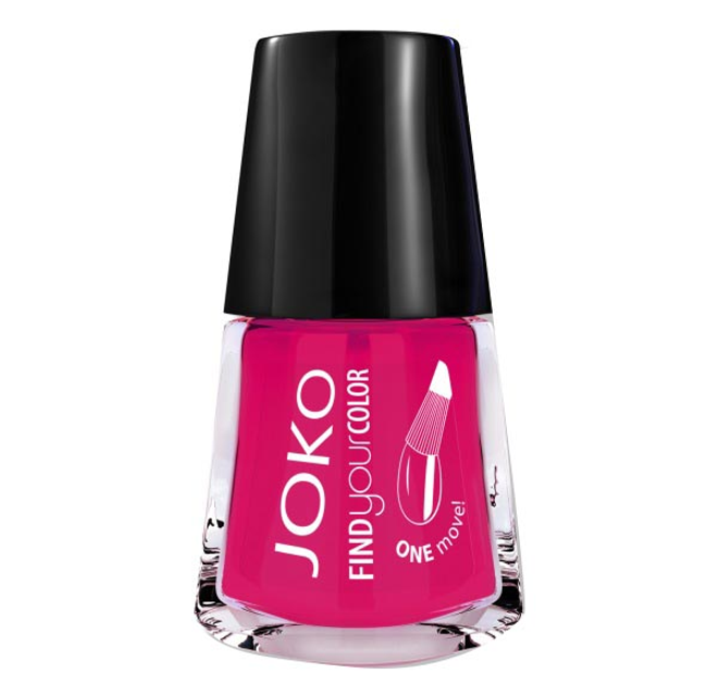 Lakier do paznokci Joko Find Your Color z winylem 122 What do you pink? 10 ml (5903216400457) - obraz 1